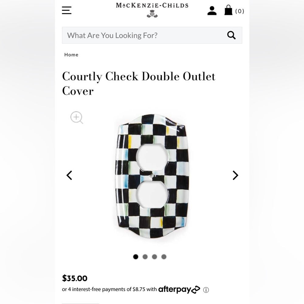 Courtly Check McKenzie-Child’s Outlet Cover Lot